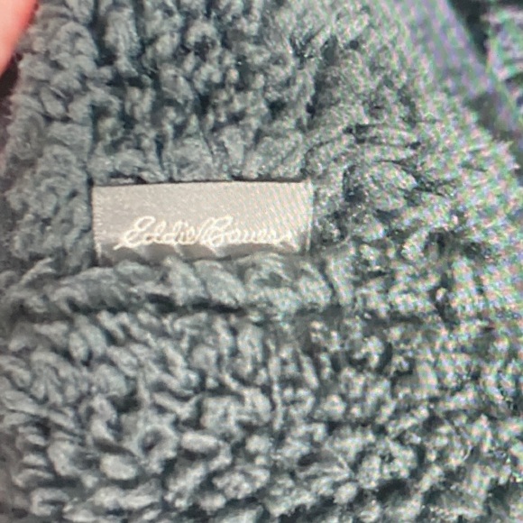 Men's Blue Fleece Sweater - Picture 3 of 4